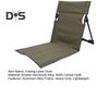 Skládací zahradní židle s rámem z hliníkové slitiny Heavy Duty Lehká přenosná venkovní kempingová pikniková židle skládací sedák s opěrkou