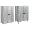 Cabinet Set 2 pcs 66 x 34.5 x 90 cm Particleboard