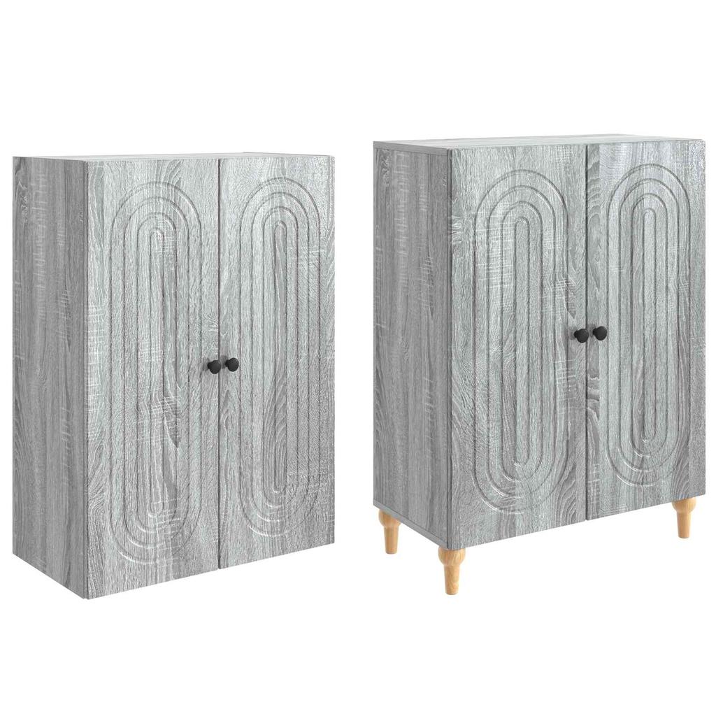 Cabinet Set 2 pcs 66 x 34.5 x 90 cm Particleboard