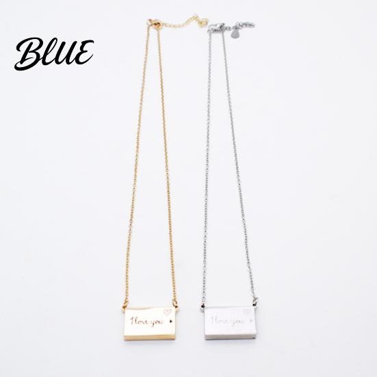 Rectangle Locket Pendant Necklace Photo Memory Alloy Keepsake Gift