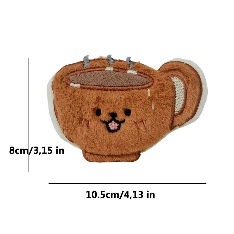 

Cartoon Dog Plush Toy With Teeth Texture Chewing Squeaky Stuffed Doll For Small Teething And Engagement Plush A