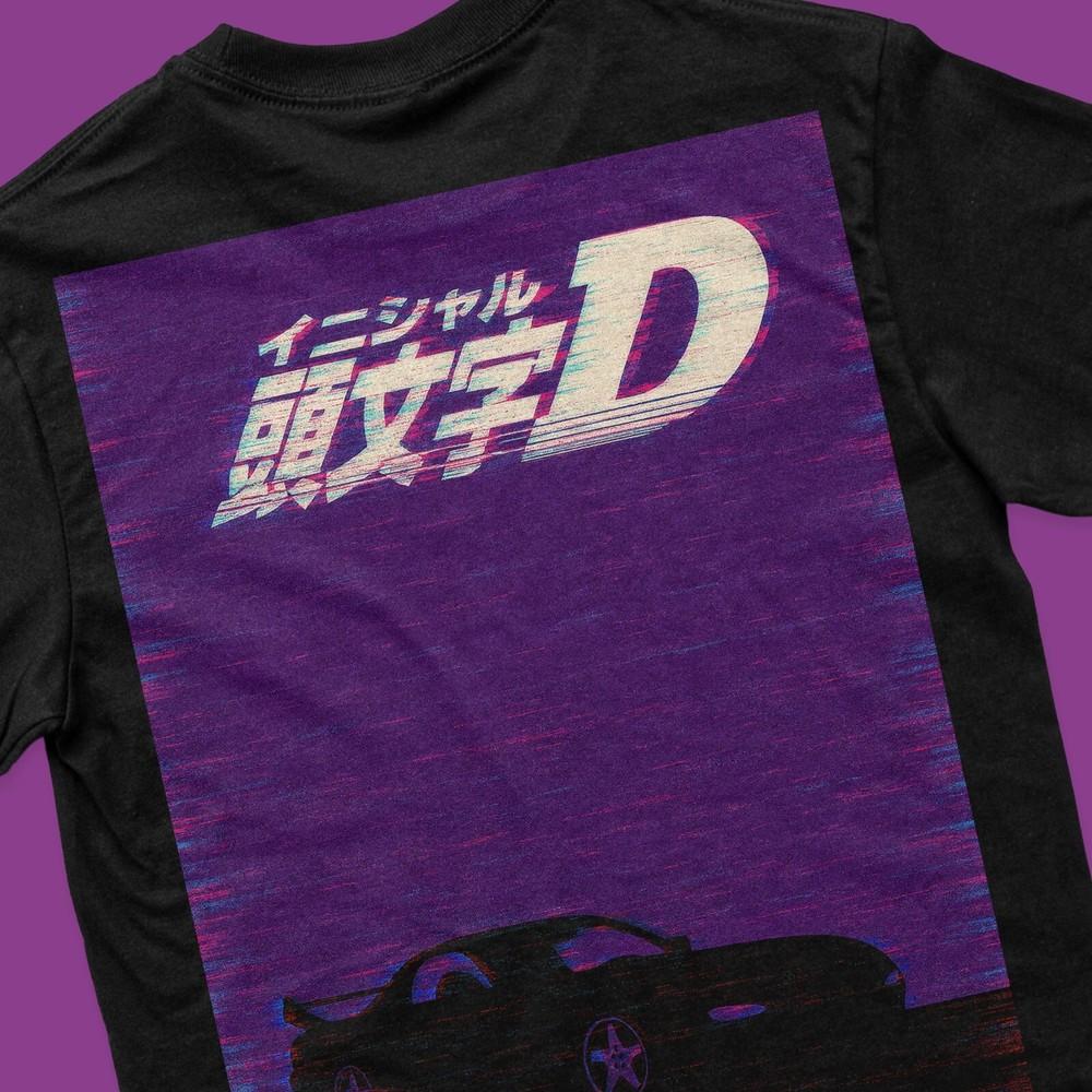 

Аниме Тюнинг Марс Ретро Инициал Ди Манга Футболка Мультфильмы Япония JDM GTR Supra L