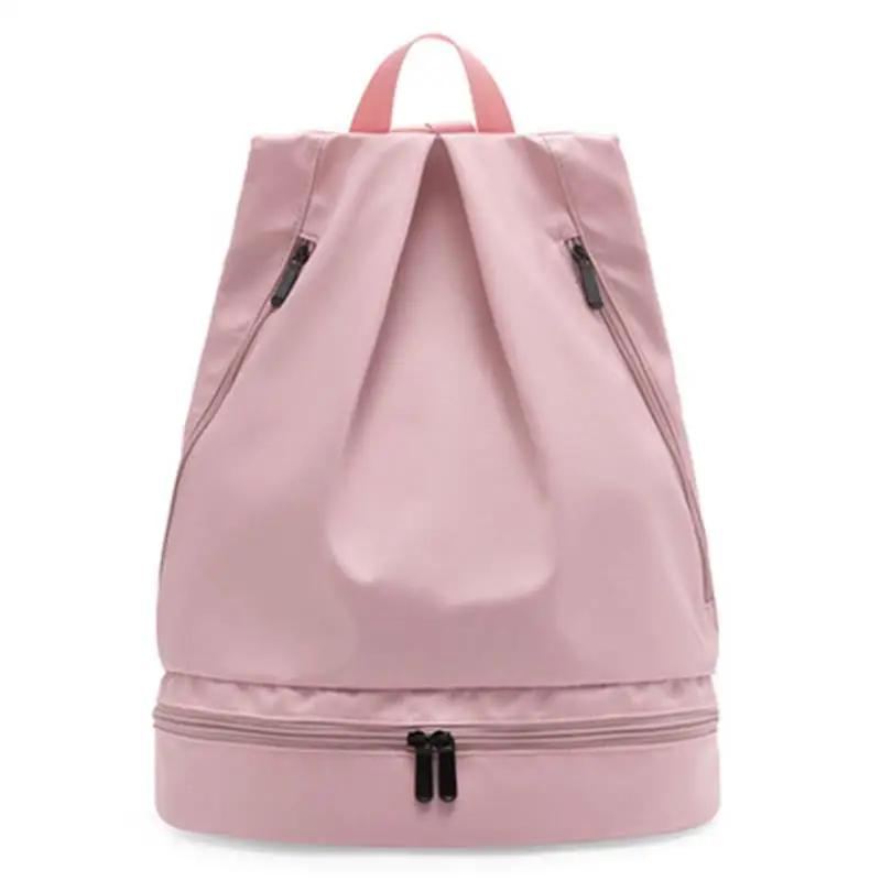 Multifunctional Waterproof Dry-Wet Separation Sports Backpack with Shoes Compartment Swimming Bag