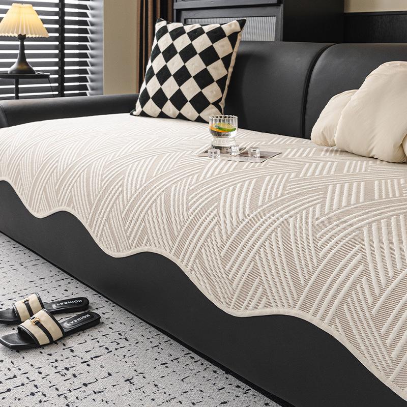 

Summer New Cool Doudou Sofa Cushion Summer Fixed Non-Slip Seat Cushion Straight Discharge Cool Sofa Cover Cover Cloth 90*90cm