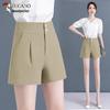 Women's Ice Silk High-Waist A-line Quick-Dry Shorts
