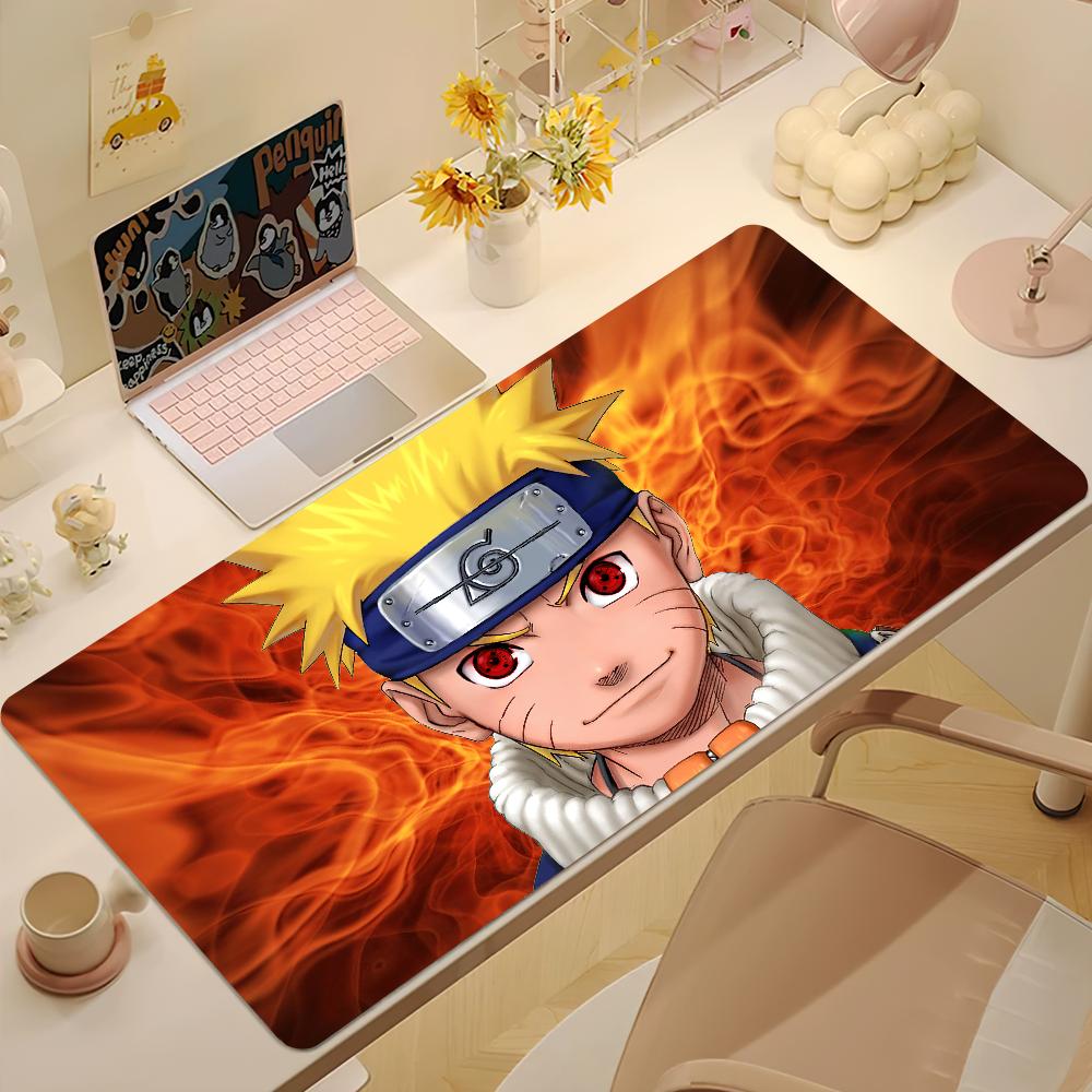 NNaruto Uzumaki Itachi Uchiha Mouse Pad Nonslip Thickened MousePad Large Writing Lockedge Gaming Cushion Office Student