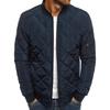 Men’s Short Quilted Stand Collar Cotton Jacket