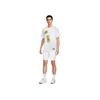 Nike Pantaloncini da Tennis Uomo Court Advantage Dri-Fit Asciugatura Rapida Bianchi Neri FZ9323-100