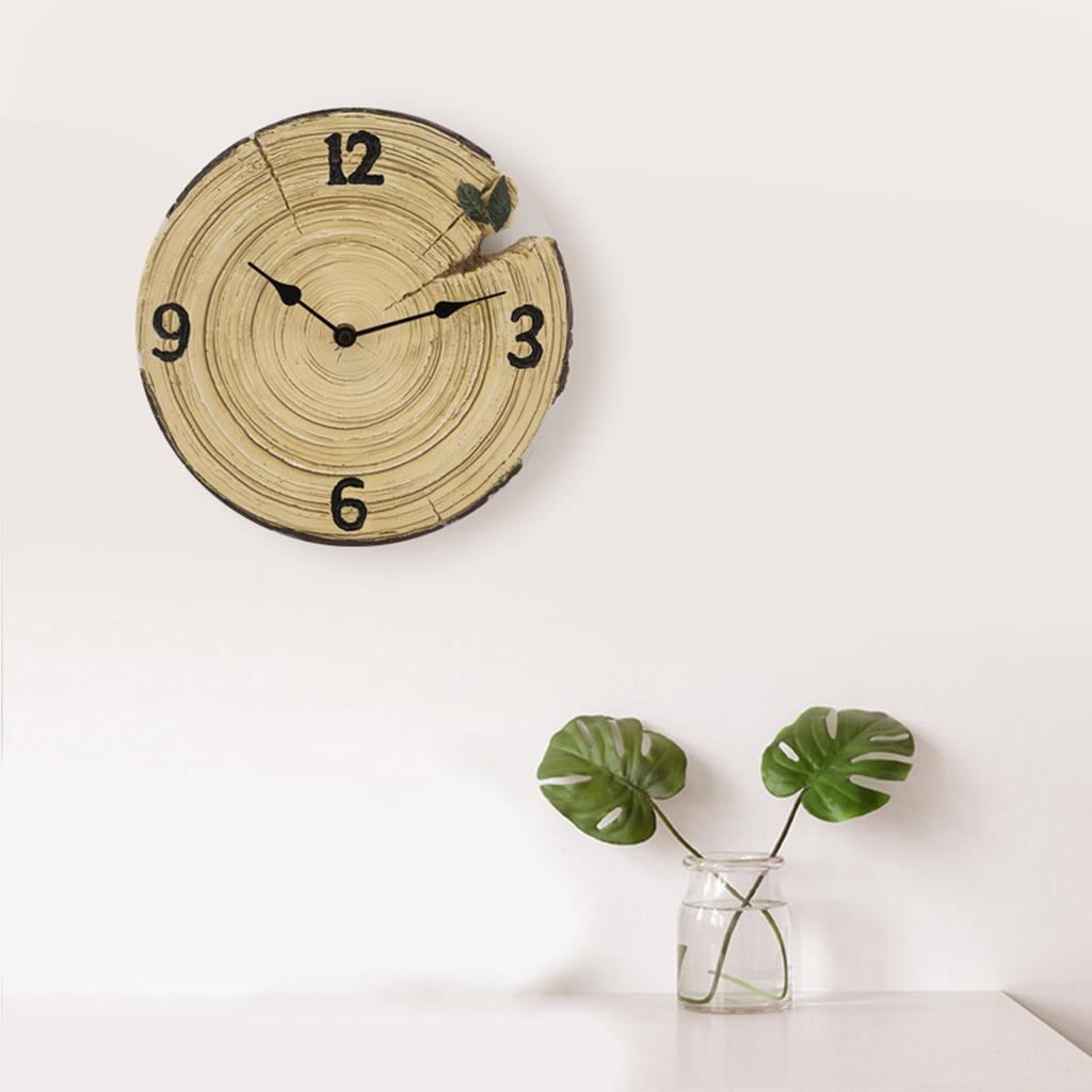 Outdoor Hanging Wall Clock Resin Shell Weather Resistant for Adventure Enthusiasts for Home Office Accurate Timing