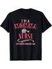 Unisex Crew Neck T‑Shirt Summer Short‑Sleeve Top "I'M A Momma And Nurse Nothing Scares Me" Nursing Mother Gift Casual Daily Tees