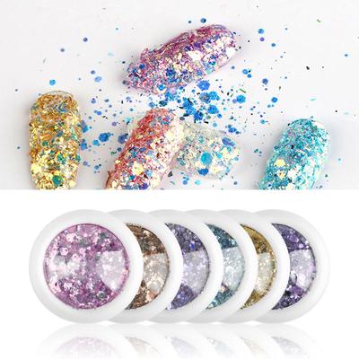 Chunky Glitter Mixed Flake Body Art Nail Hair Face Eye Shadow Body Makeup