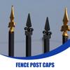 10Pcs Plastic Fence Post Caps Protective Decorative Covers for Yard Garden Outdoor Fence Parts Decorative Post Caps