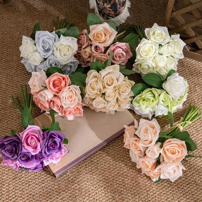 Simulated Flower Simulated Rose Bouquet Wedding Bouquet