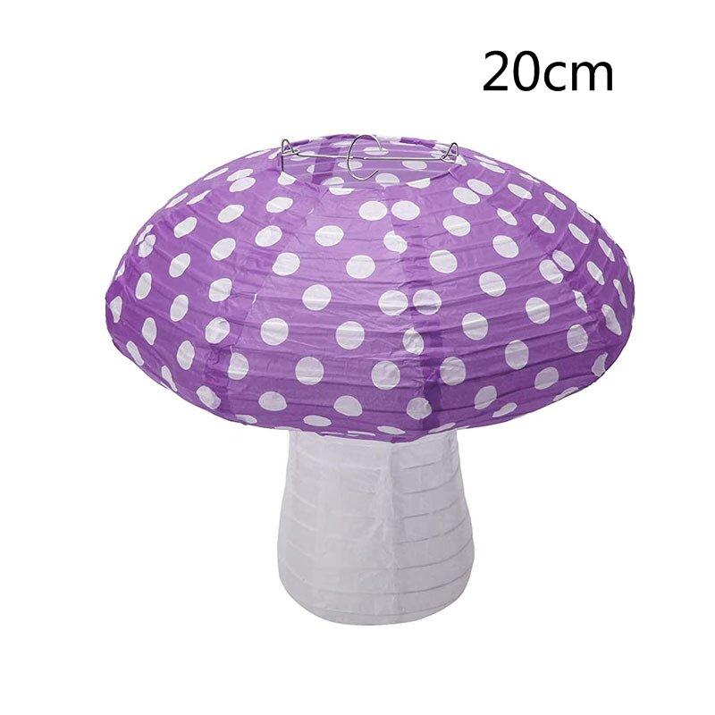 Jungle Party Decoration Carrot Mushroom Lanterns Folding Lampshades Carrot Easter Kids Girls Boys Happy Birthday Party Decors