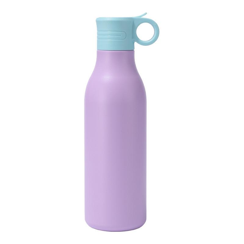 Isolierte Sportwasserflasche mit Strohhalm 304 Edelstahl für Outdoor-Aktivitäten und Reisen