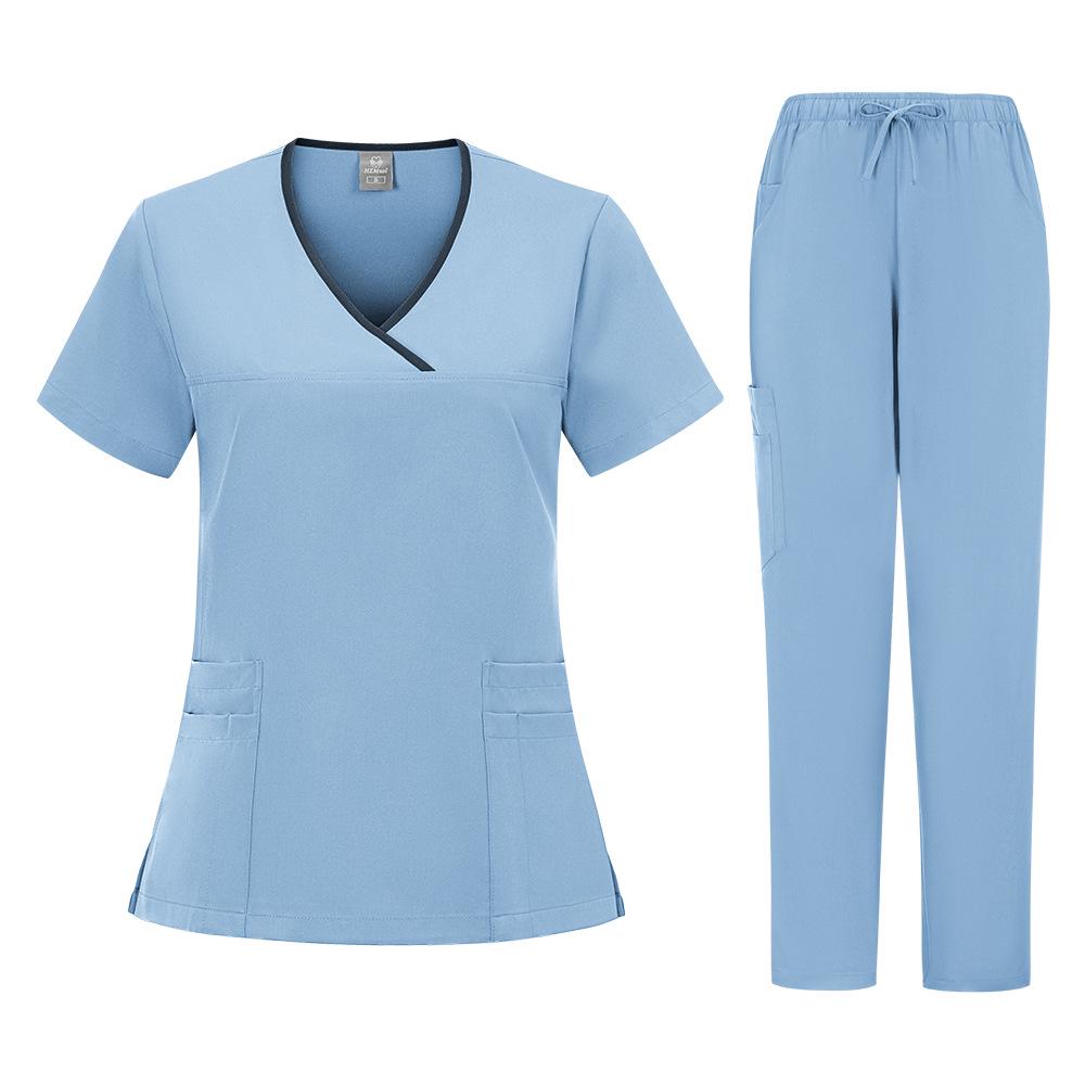 Children's Stomatology Hospital Nurse Uniform Quick-Dry Short-Sleeve Scrub Set