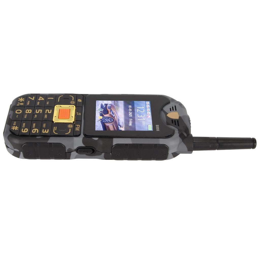 S555 2G Phone Unlocked for Elderly Big Button 2.2 Inch Senior Basic Phone High Volume 4 Card 4