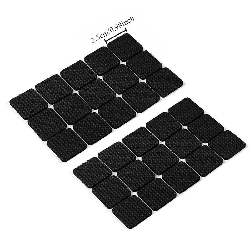 

EVA Furniture Pads Premium Floor Protector Chair Felts for Feet Wood Floors Best Hardwood Protect Your Hard Floors! (Black)