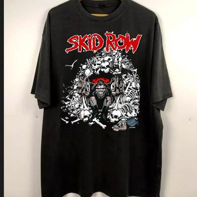 Regalo Vintage de Skid Row Para Fans Unisex S-5XL Camiseta 14D161 Camiseta Unisex