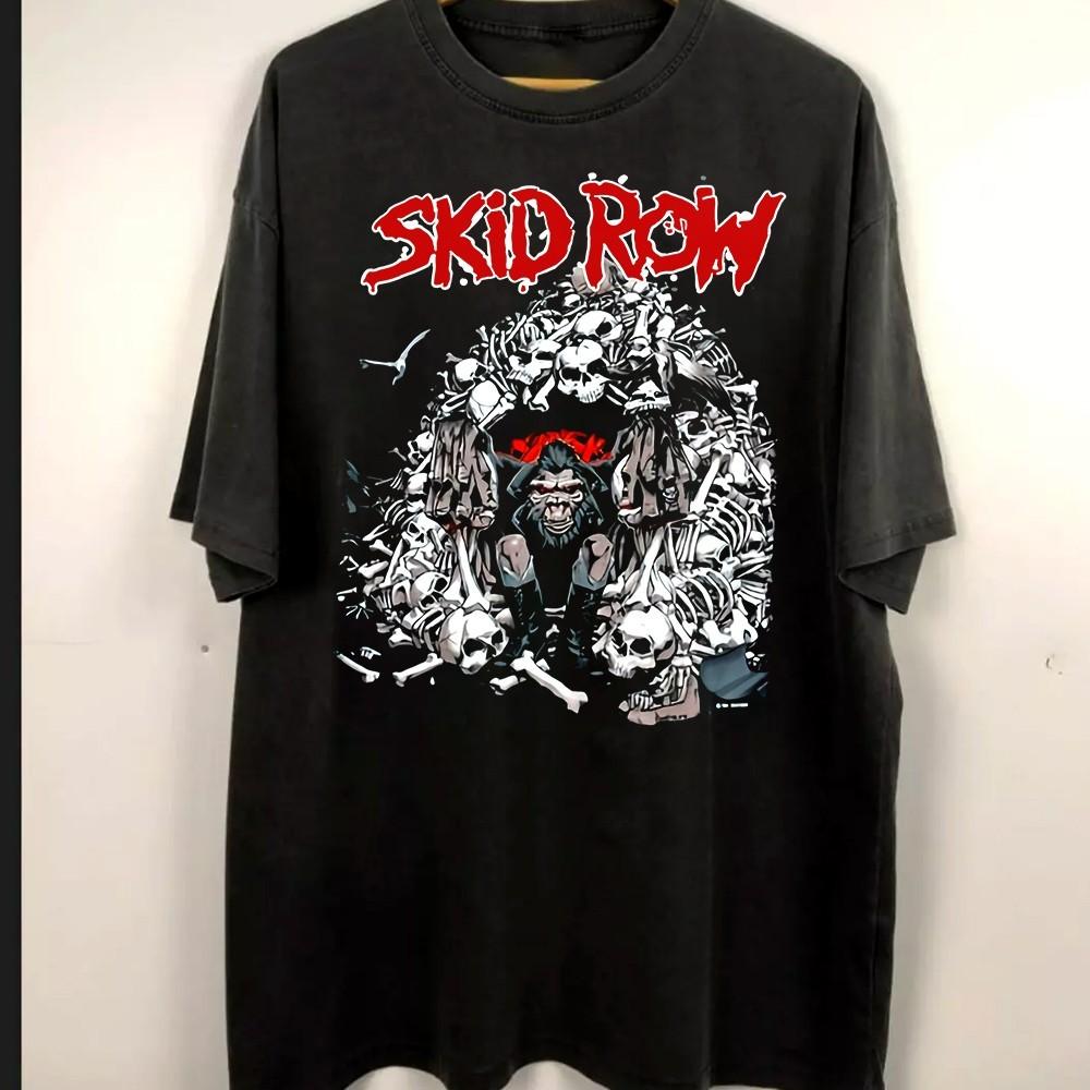 

Винтажный подарок Skid Row для фанатов Унисекс S-5XL Футболка 14D161 Унисекс Футболка XXXL