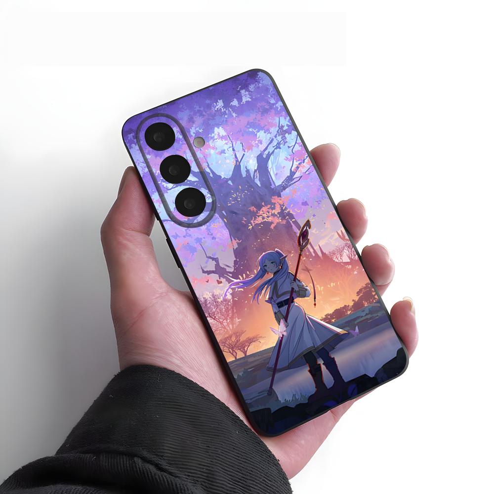 

Hot F-Frieren Anime Phone Case For Samsung S26 S25 Plus S20 S20 Plus S22 Ultra S23 FE S21 Plus S21 Ultra Soft Cover Samsung S24 FE