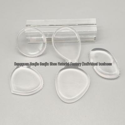 Cuscinetto Makeup in Silicone Trasparente Gelatina, Applicazione Facile, Non Assorbente, Super Morbido, Cuscino Elastico Q per Uso Bagnato
