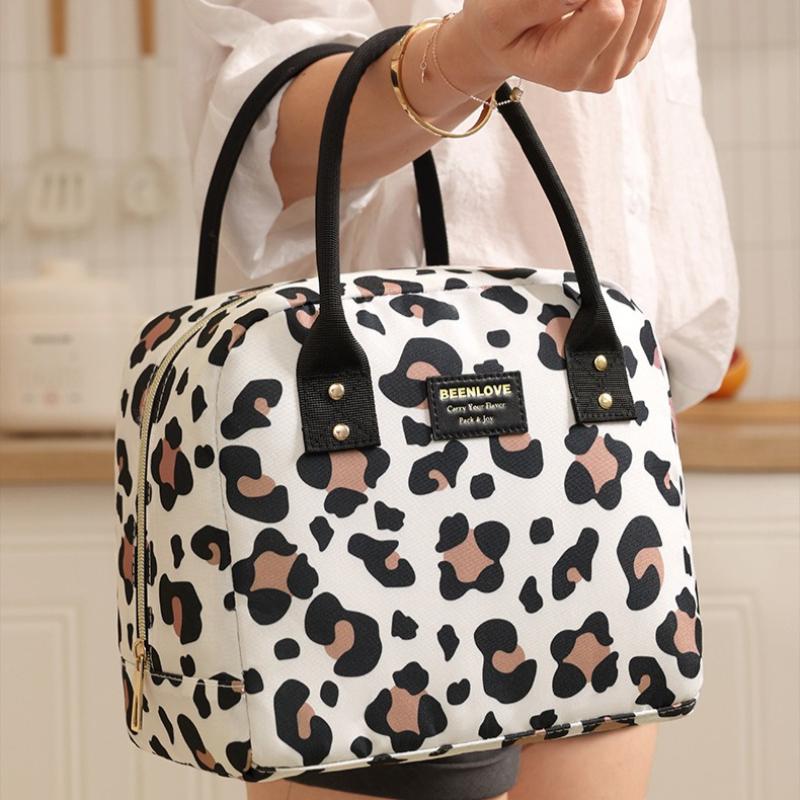 Portable Large Capacity Handheld Lunch Bag Office Worker Lunch Box Handbag Insulated Bag Bento Bag Outdoor Camping Picnic Basket Ice Pack