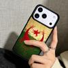 Capa Case for iPhone 17 Air 16 Pro Max 15 Plus 11 13 Mini 14 12 Back Phone Cover Flag of Algeria