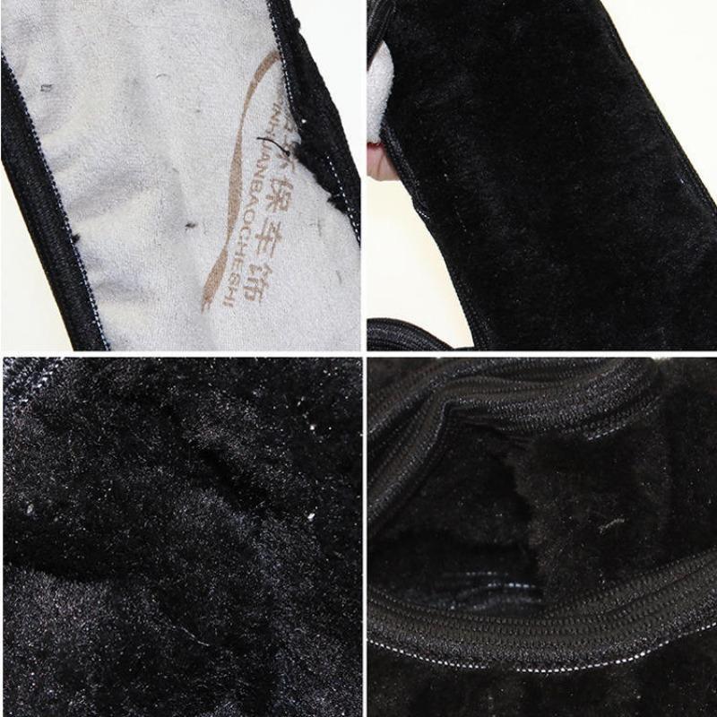 Universal Charm Vinter Varm Mjuk Plysch Bil Rattskydd Mode Bildekoration