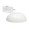 Wyze- Pan V3- Camera Sun Shade Outdoor Rain Cover Bracket Mount White 18.5x16cm Weatherproof Protection Accessory Kit