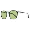 Persol Unisex Large Pantos Sunglasses Po3316s 11884e Dark Green 54mm 11884e