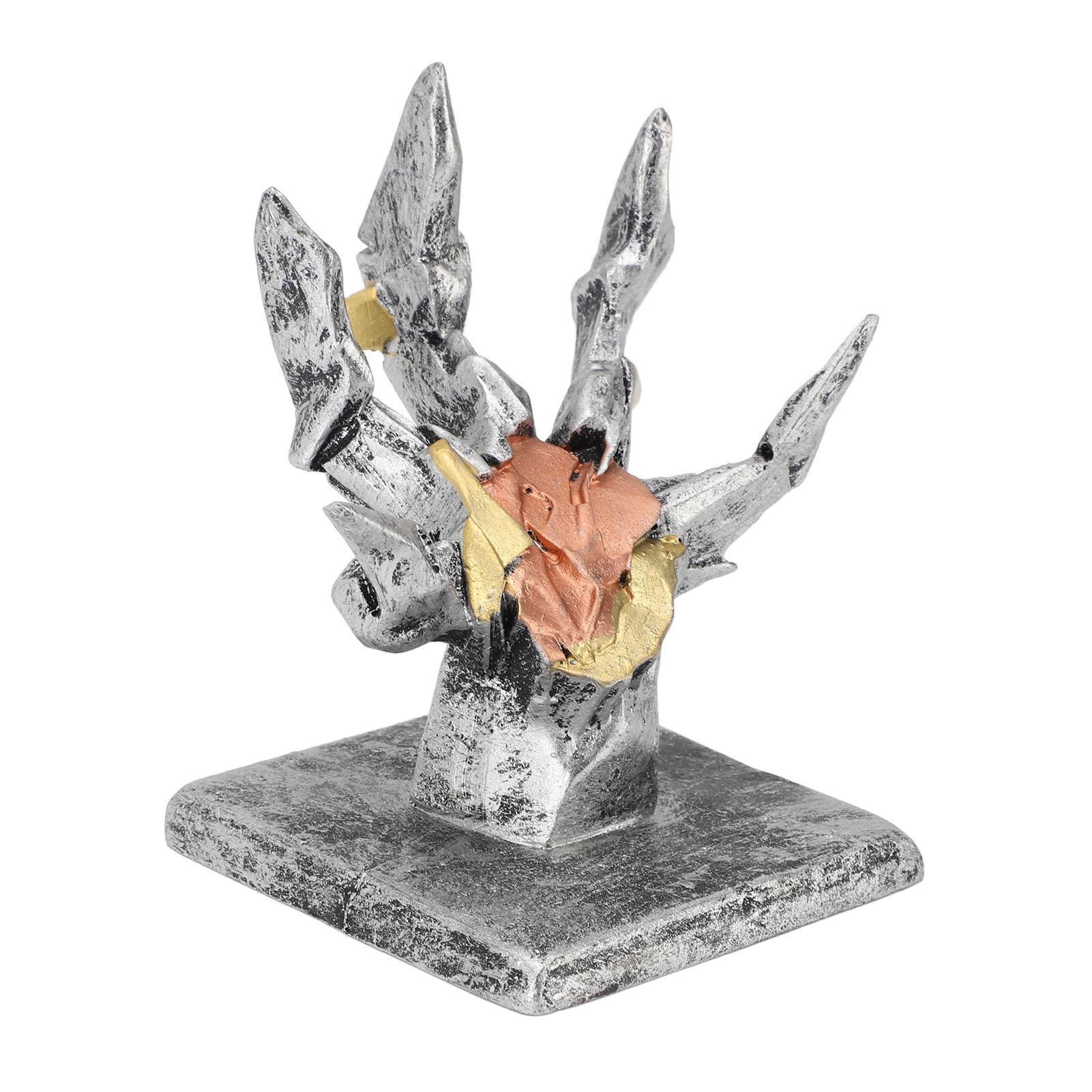 

Статуэтка руки-пальца Подставка для телефона из смолы Скульптура ладони Держатель для украшений Полка для шкафа в гостиной