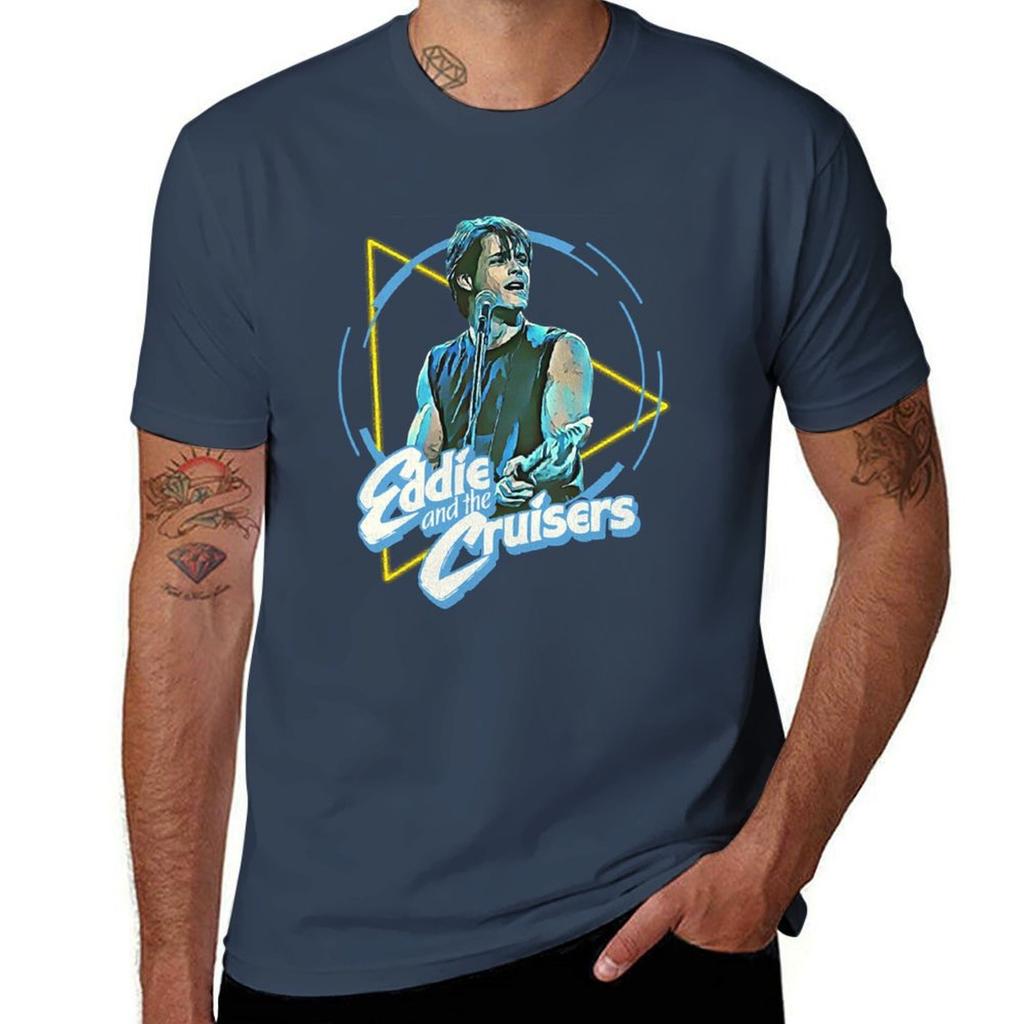 Eddie And The Cruisers Eddie Lives Tshirt Street Art Print Tee Shirt