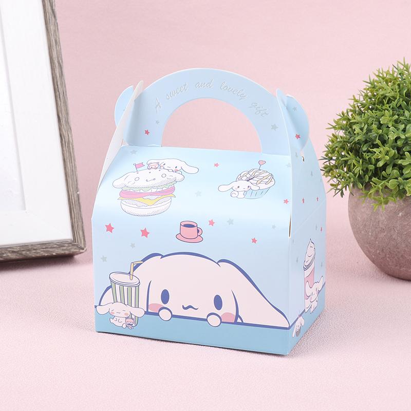 Cartoon Kawaii Christmas Tote Gift Bag Anime Girl Heart Cute Holiday Candy Paper Bag