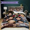 Love Love Threepiece Set 1 Duvet Cover 2 Pillowcase Without Core Without Core Soft And Comfortable Bedding Set Duvet Cover And Pillowcase