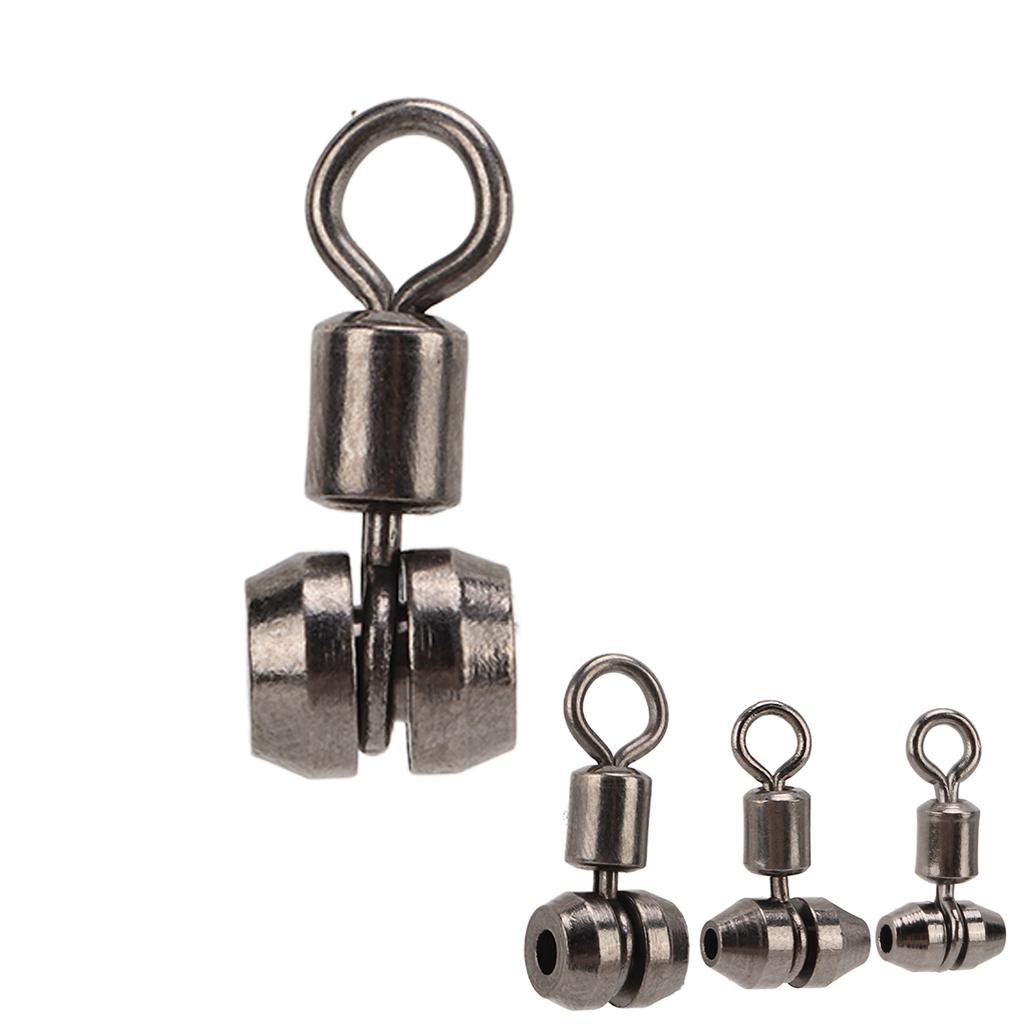 10ks Třícestné rybářské obratlíky T Otočný mosazný sud Trojitý obratlík Křížové spojky pro lov na vlasci