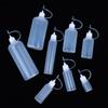 PE Squeezable Needle Tip Dropper Bottles 2Pcs Refillable Applicators for Glue Paint Ink Liquid Dispensing