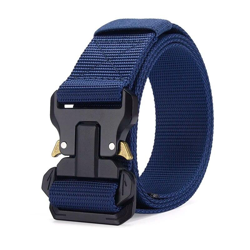 1pc Men's Belt Outdoor Tactical Belt Multi-Function Buckle Nylon Belt High Quality Alloy Buckle Belt Sports Canvas Neutral Belts