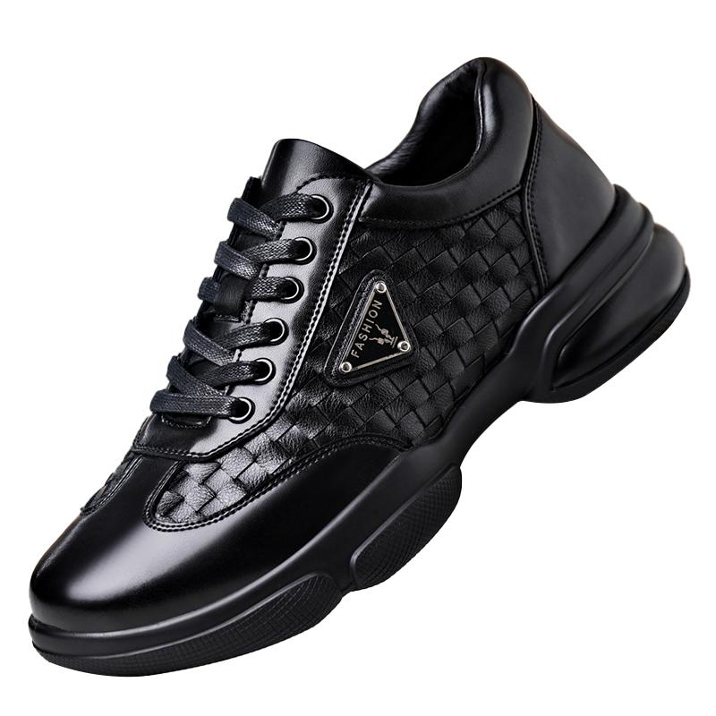 Fashion Leather Shoes For Man Genuine Leather Casual Shoes Fashion Business Oxford Shoes High Quality Designer Work Shoes