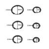 1 Pair Stainless Steel Fashion Punk Unisex Ear Hoop Circle Earrings Jewelry Gift