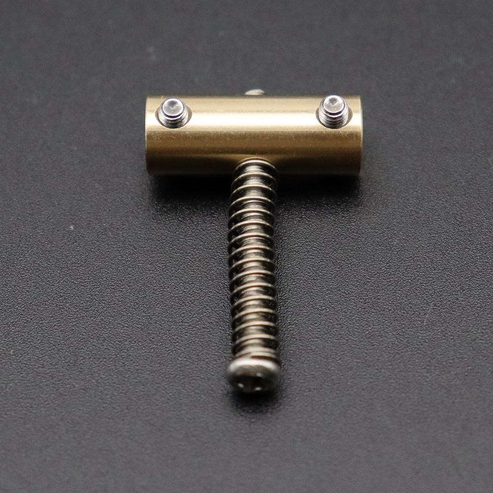 3Pcs Wilkinson Compensated Vintage Brass Bridge Saddles Guitar Bridge Accessories For Fd Tl Guitar