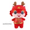 Tang Suit Tang Suit Dragon Year Mascot Toy Stuffed Lucky Dragon Doll Plushies  Home Decor