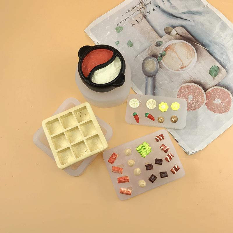 Yuanyang Ni-rutenett Varmgryteform - Silikon DIY Resin og Matlek Bakeform