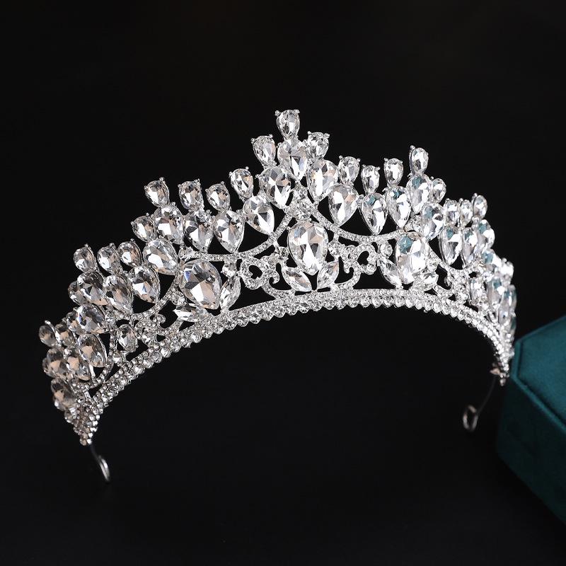 European & American Luxury Crystal Diamond Bridal Crown for Weddings & Birthdays