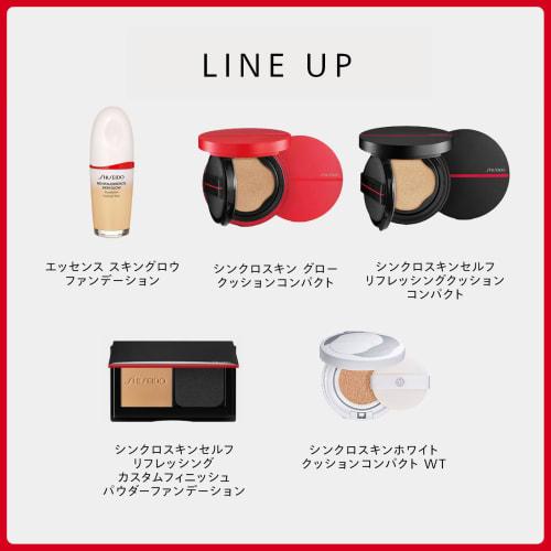 [Official] SHISEIDO Makeup Synchro Skin Self-Refreshing Custom Finish Powder Foundation (Refill) 220 Linen 9.5g SPF35 PA++++ | Foundation | Powder | U