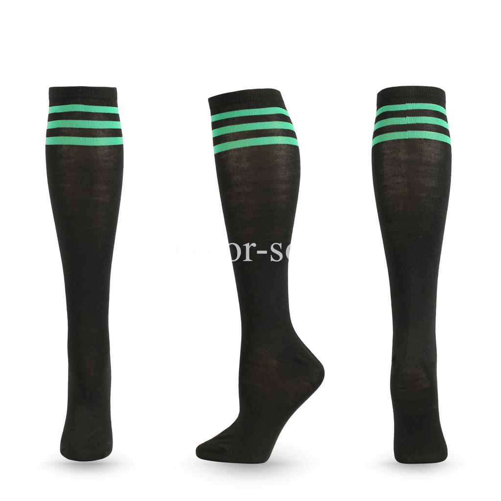 Unisex Compression Socks Football Socks Non-slip Long Tube Knee High Stockings Socks Striped Soccer Socks Running Sports Socks