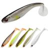 TRUSCEND Soft Fishing Lures Paddle Tail Fishing Lure for Bass Trout Crappie Durable Plastic Bait for Bass Shad Fishing Bait for Freshwater and