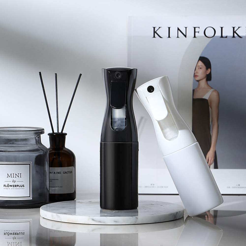 Uervoton Spray for Home and Empty Black Bottle, Alcohol-Compatible, Gardening, Plants, Cleaning, Hairdressing, Use, Pets, Bottle, 200ml,