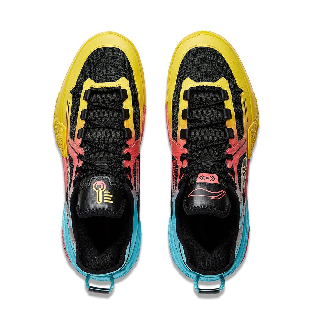 Li Ning Jie Ao Kollektion Quenching BOOM Technologie Niedrige Basketballschuhe Herren Schwarz ABFU019-5