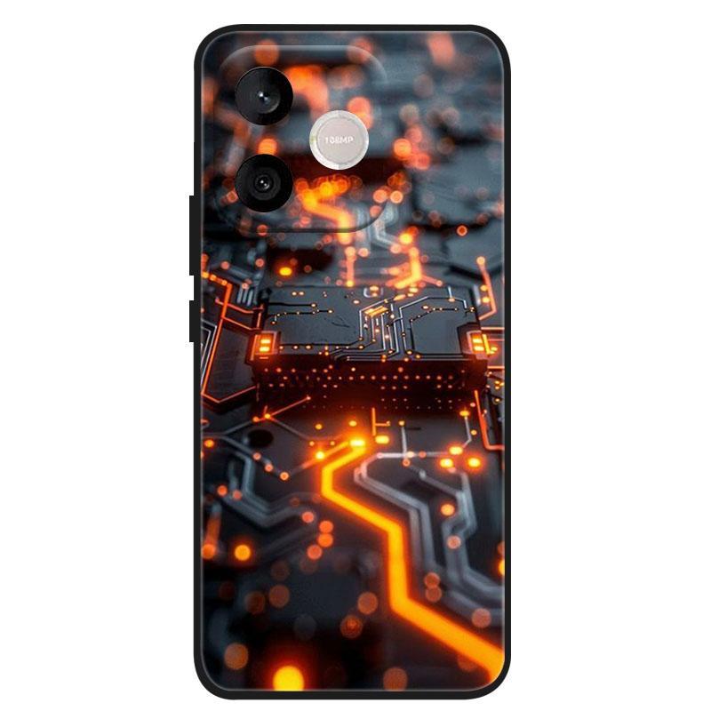 For Honor 600 Lite Case Luxury Painting Soft Silicone Back Cover LNA-NX1 Phone Casing For Honor 500 Smart TPU Shockproof Bumper
